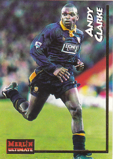 Andy Clarke Wimbledon 1995/96 Merlin Ultimate #240